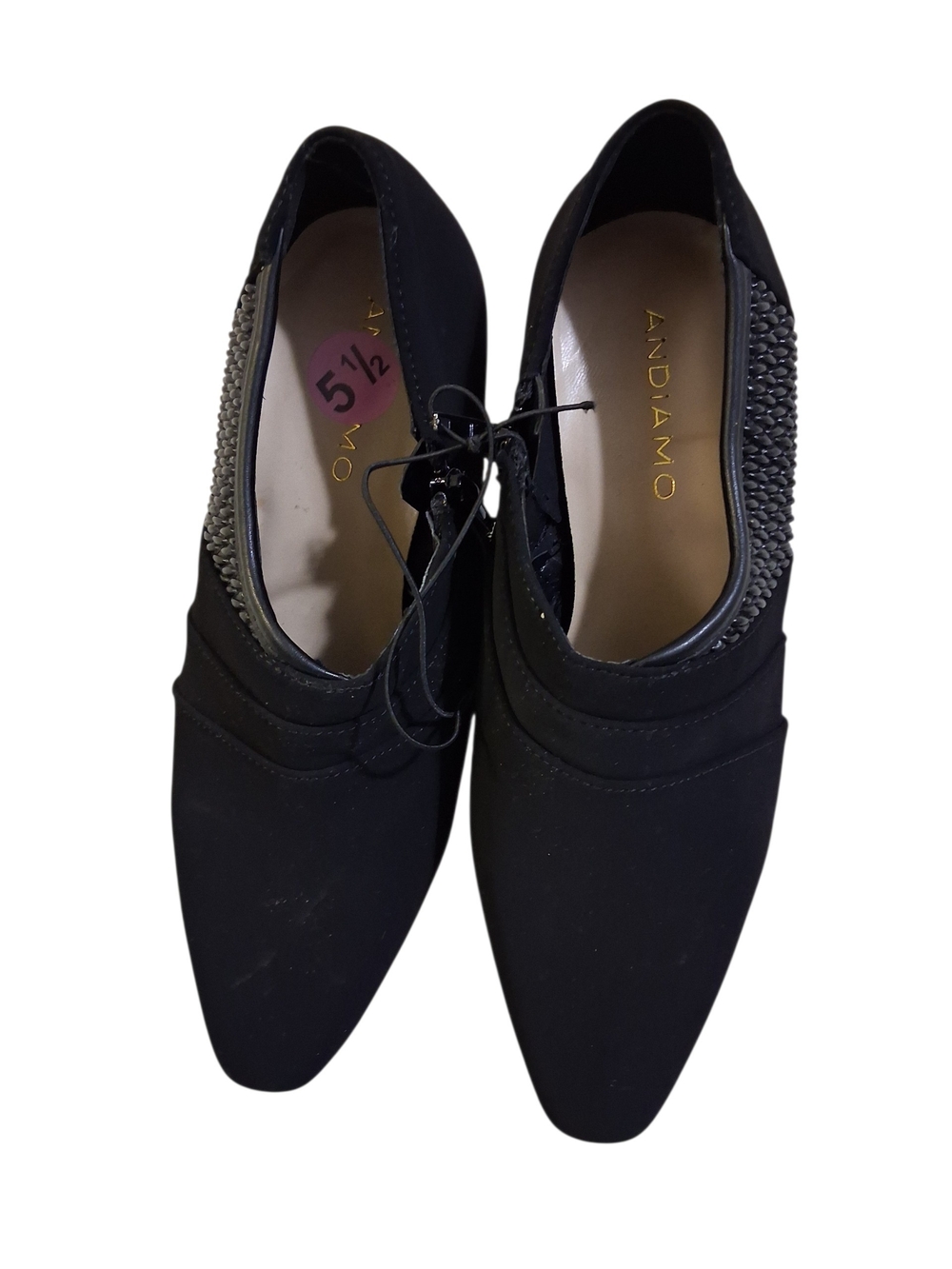 NWT Andiamo Women's Black Ankle Shoes